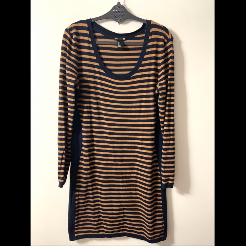 H&M Striped Sweater Dress